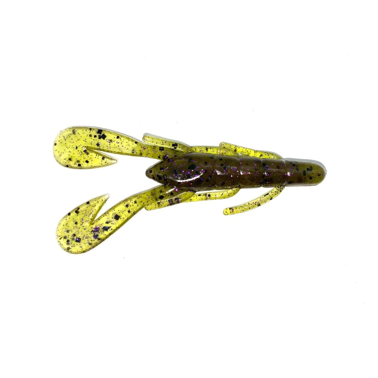 Gummifisch Zoom Ultra Vibe Speed Craw 90 mm Watermelon Lila Glitzer
