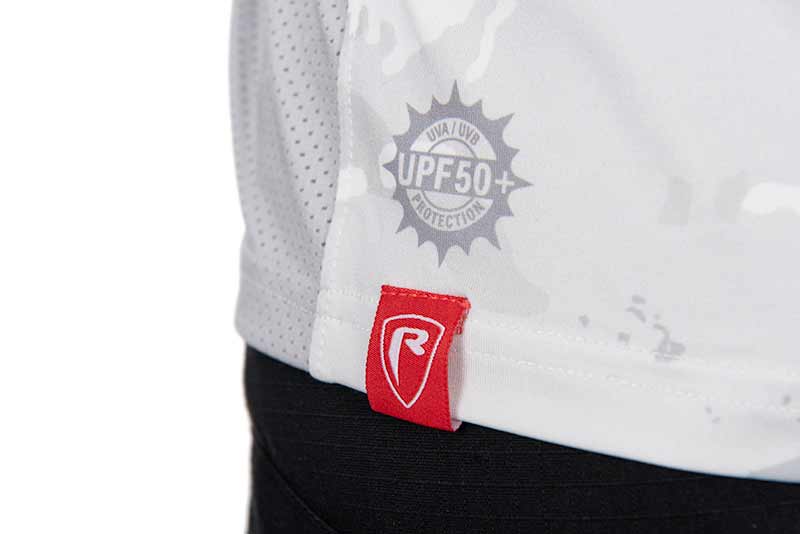 Technisches T-Shirt mit UV-Kapuze Fox Rage Helles Tarnmuster