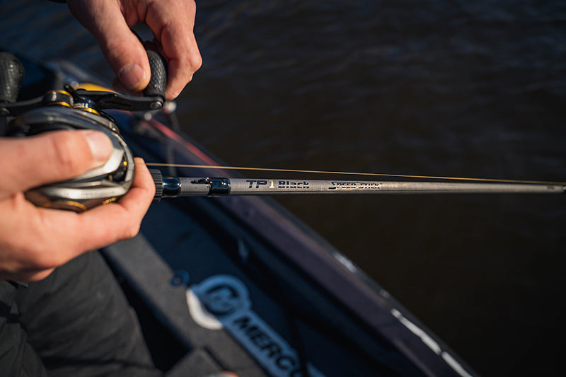 Rute Lew's TP1 Schwarz Speed Stick Spinnerbait 2,08 m