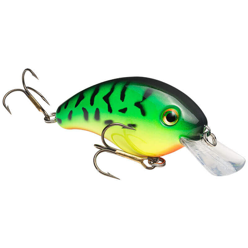 Crankbait Strike King Pro Model 4S - 110 mm Feuer-Tiger