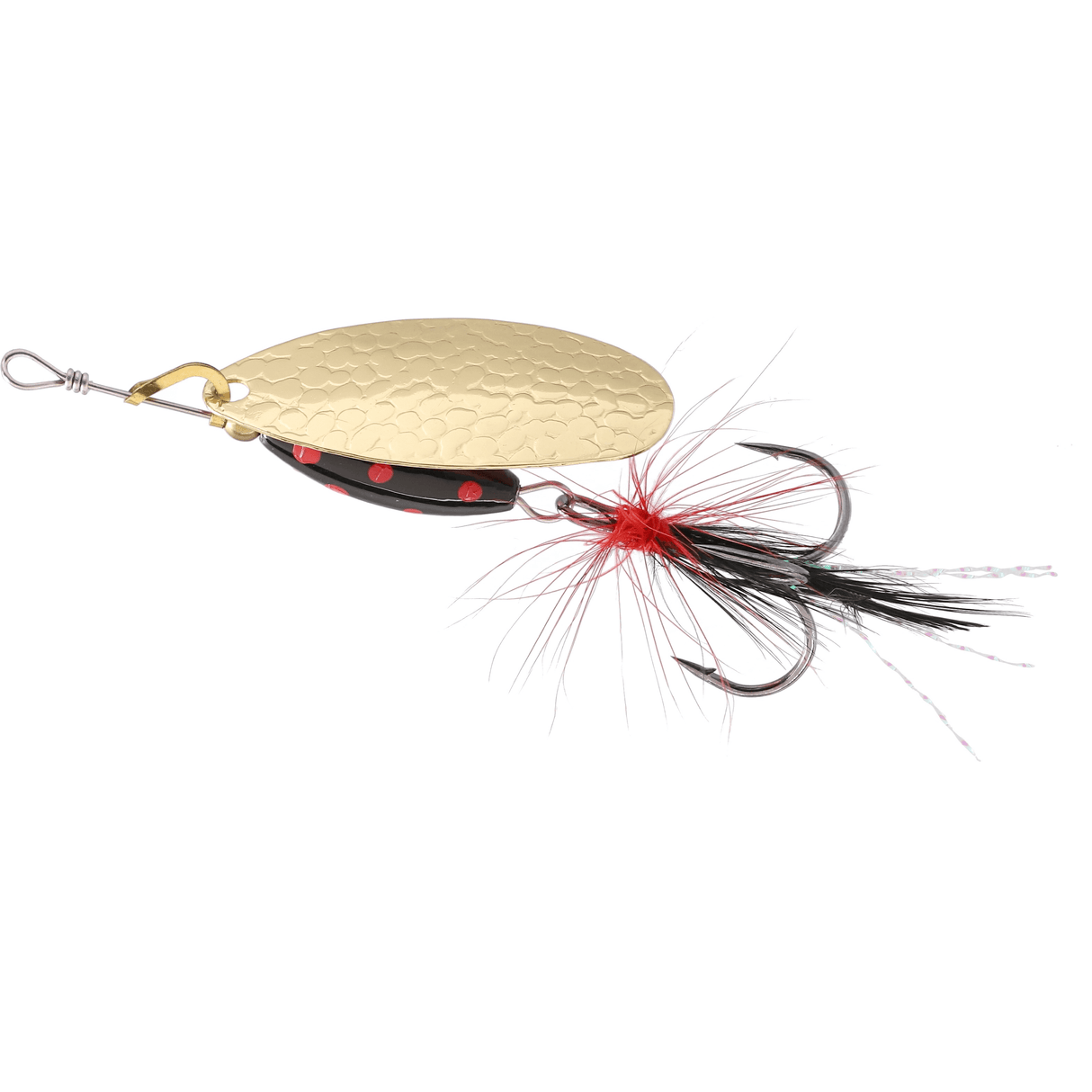 Löffelblinker Mikado M-Grub Gold/ Schwarzer Tiger