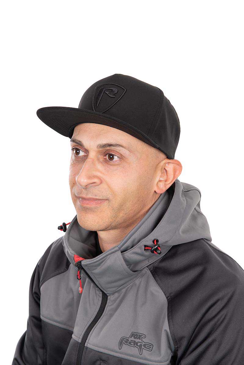 Gorra Fox Rage Schild Flach Peak Schwarz