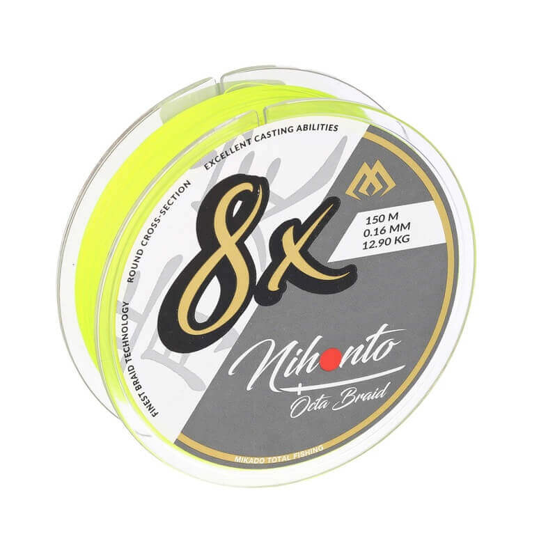 Hilo Trenzado Mikado Nihonto 8X Fluo Amarillo 150 m 1