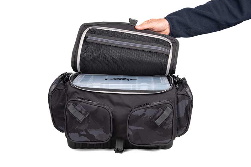 Rucksack mit Boxen Fox Rage Voyager Tarnfarben Groß