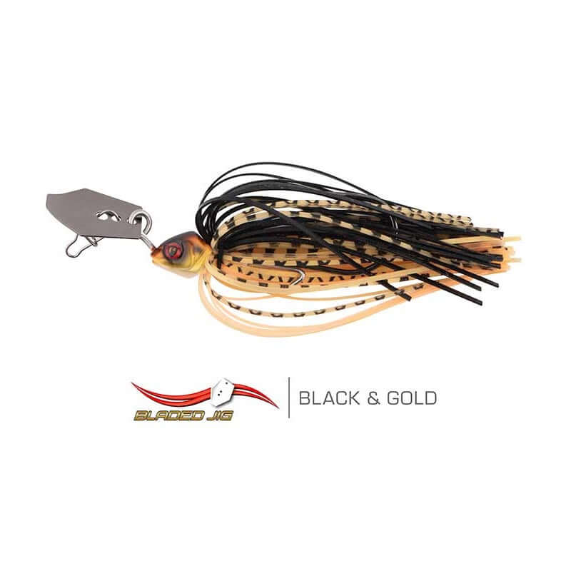 Spinnerbaits Fox Rage Bladed Jig 7g schwarz & Gold