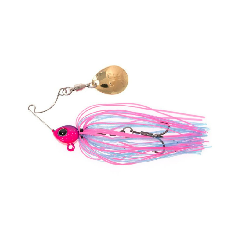 Spinnerbaits Hart MINIMAX 5g Rosa und Blau