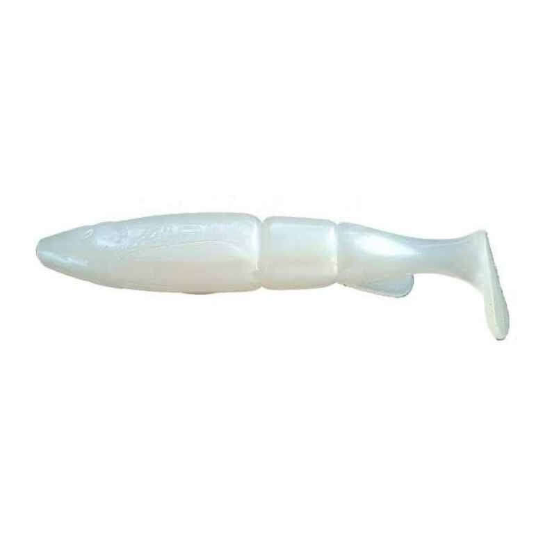 Swimbait Vinilo Alpha Hacker 8 Pearl White