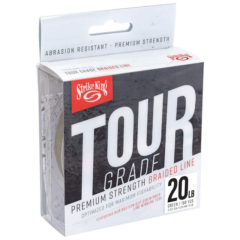 Trenzado Strike King Tour Grade 150y - 20Ib Verde