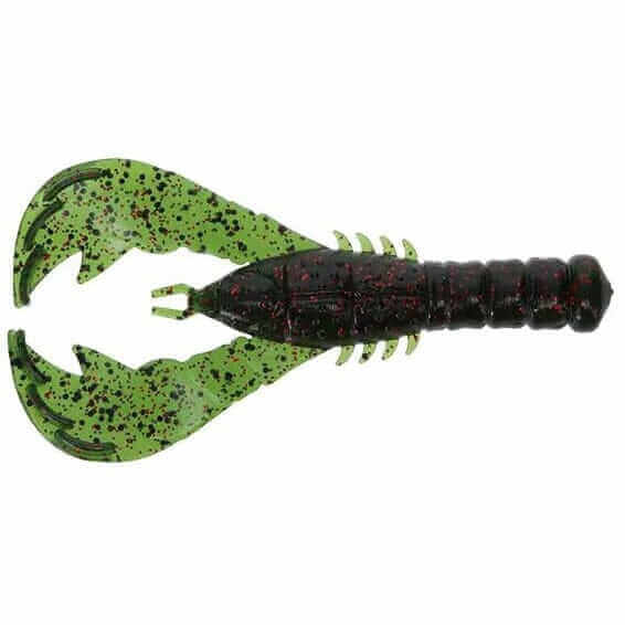 Gummifisch Yamamoto Yama Krabbe 4" - 100 mm Watermelon Schwarz Rot