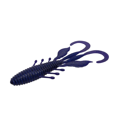 Gummifisch AGR Kratos 111 mm Junebug Blue Flake