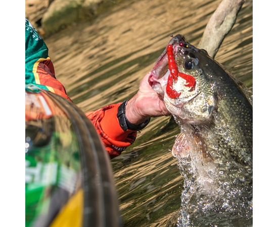 Gummifisch Strike King Craw 101 mm Delta Red