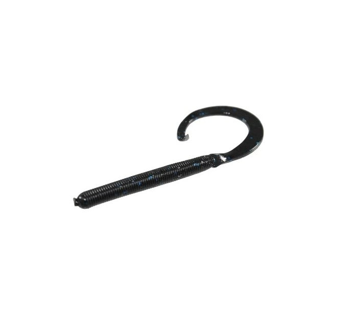 Vinilo Zoom Curly Tail 100 mm Black Blue