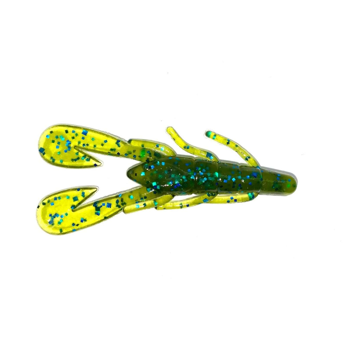 Gummifisch Zoom Ultra Vibe Speed Craw 90 mm Blau Watermelon