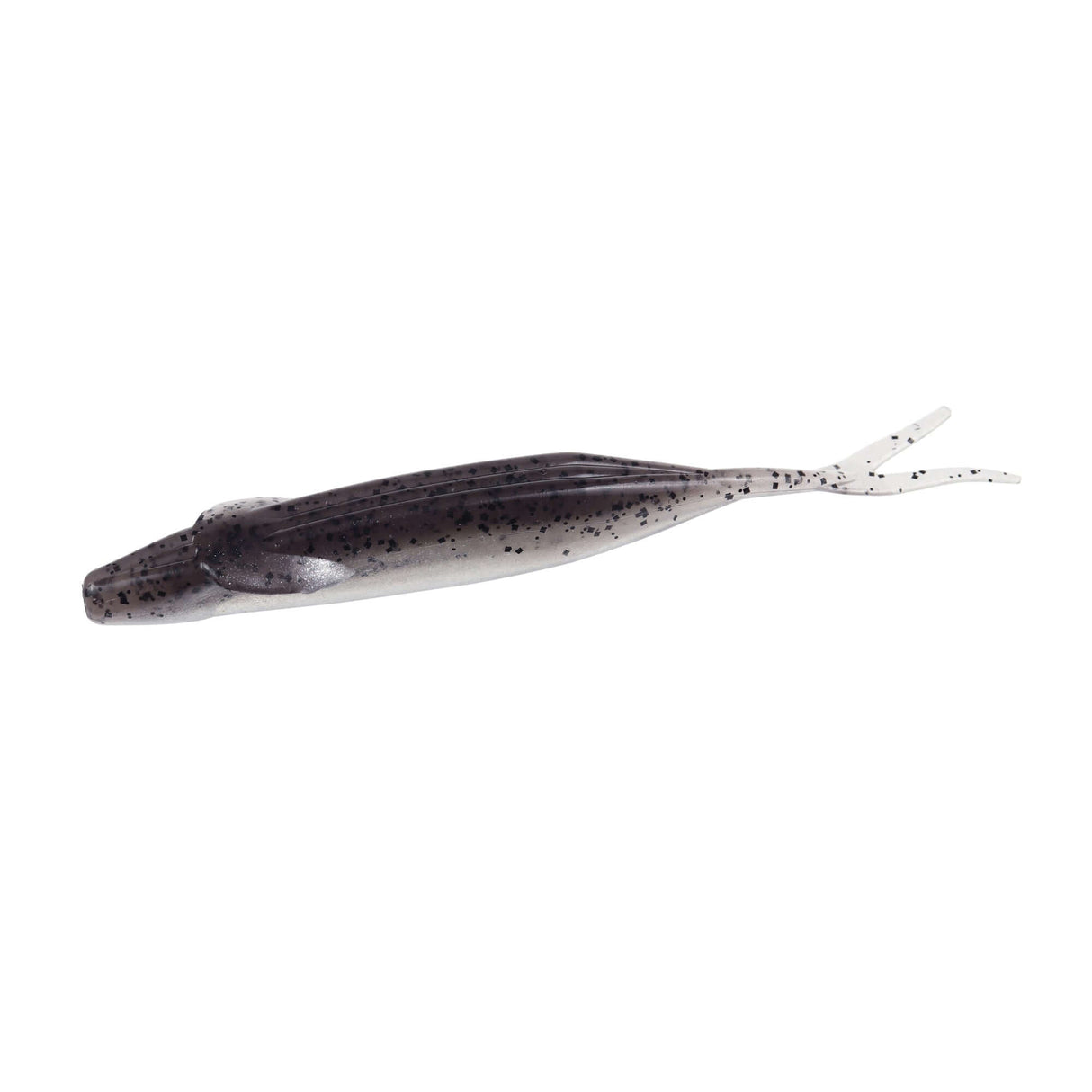 Gummifisch Zoom Winged Fluke 127 mm Rauch-Pfeffer Klar