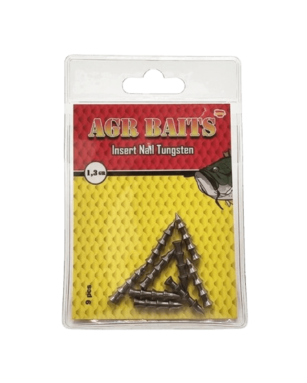 Plomo AGR Insert Nail Tungsten 1,3 g - Tienda Bass