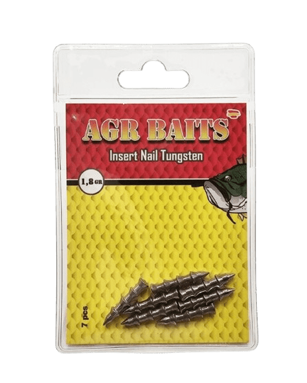 Plomo AGR Insert Nail Tungsten 1,8 g - Tienda Bass
