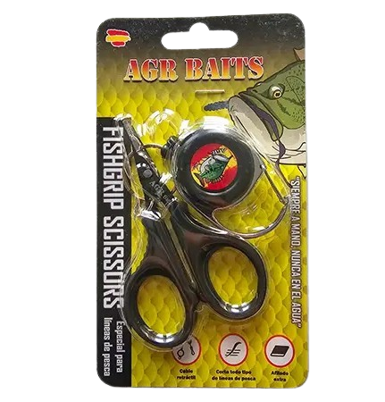 Tijeras AGR FishGrip - Tienda Bass
