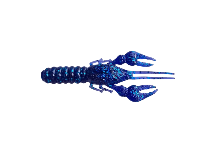 Vinilo AGR Finesse Craw 73 mm Junebug/Blue Flake - Tienda Bass