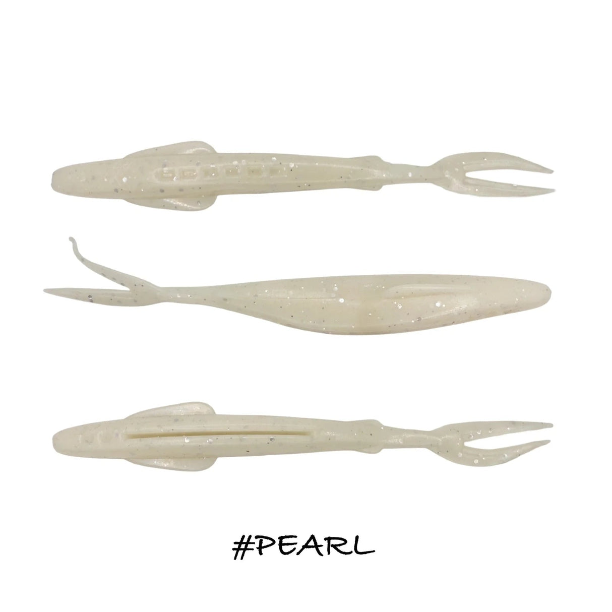 Vinilo Iberican Lures Arrow Fish 152 mm Pearl - Tienda Bass