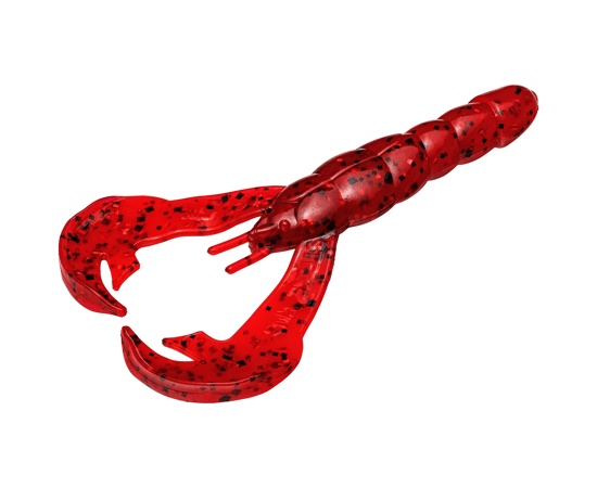 Vinilo Strike King Craw 101 mm Delta Red - Tienda Bass