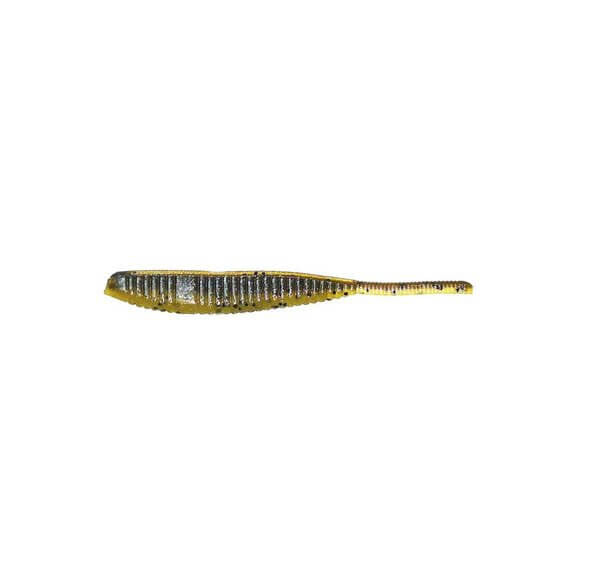 Vinilo Yamamoto Shad Shape 4'' - 100 mm Green Pumpkin - Tienda Bass