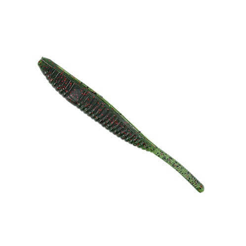 Vinilo Yamamoto Shad Shape Floater 5” – 127 mm Green Pumpkin Black Flake - Tienda Bass