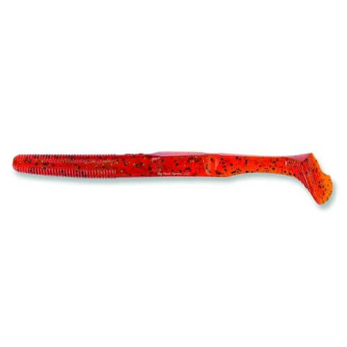 Vinilo Yamamoto Swim Senko 5'' - 127 mm Pumpkin Black - Tienda Bass