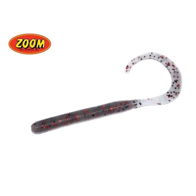 Vinilo Zoom Curly Tail 100 mm Smoke Red Special - Tienda Bass