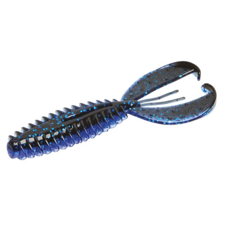 Vinilo Zoom Z - Craw Jr Worm 90 mm Black Sapphire - Tienda Bass