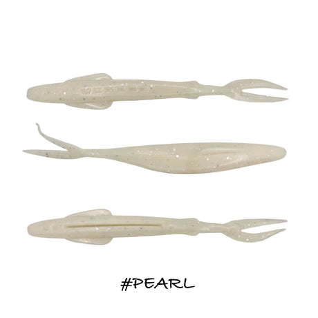 Vinilo Iberican Lures Arrow Fish 100 mm Pearl