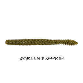 Vinilo Iberican Lures Worm 127 mm Green Pumpkin