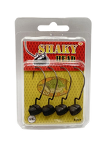 Anzuelos AGR Shaky Head Matte Black 3/0