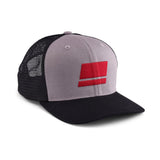 Gorra Abu Garcia Flagge Trucker Grau Schwarz