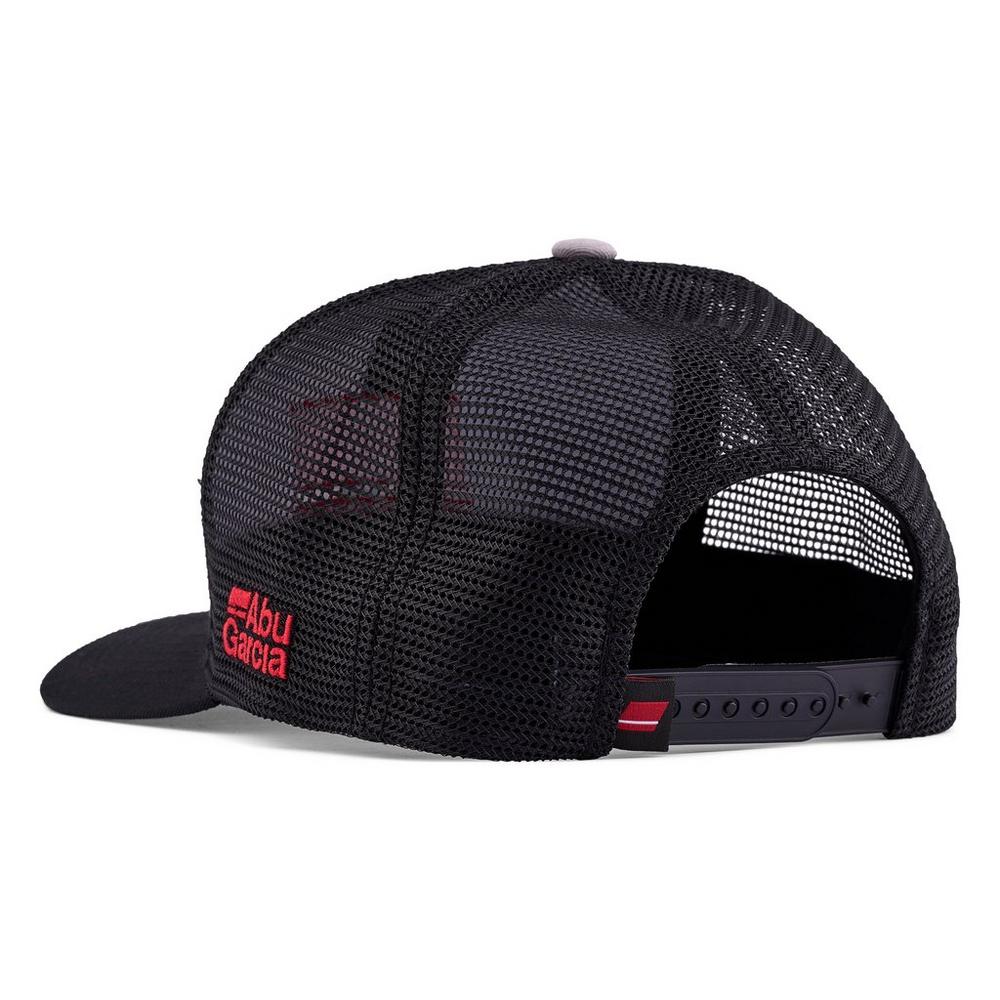 Gorra Abu Garcia Flagge Trucker Grau Schwarz