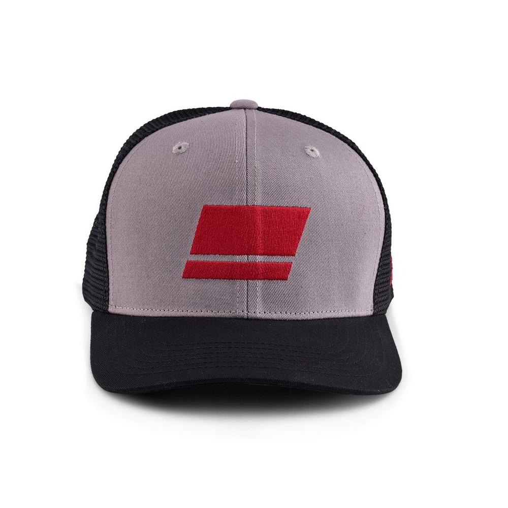 Gorra Abu Garcia Flagge Trucker Grau Schwarz