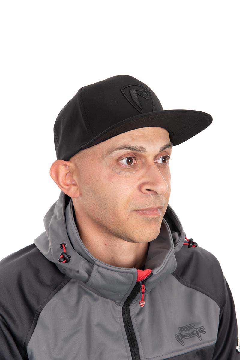 Gorra Fox Rage Schild Flach Peak Schwarz