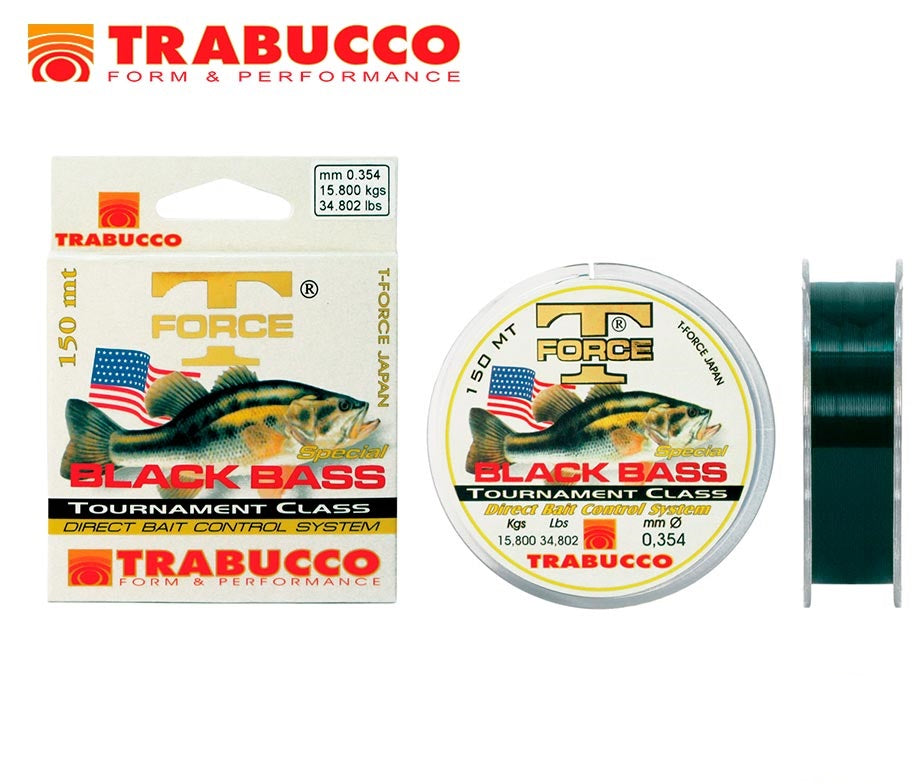 Trabucco T-Force Black Bass Schnur 150 m