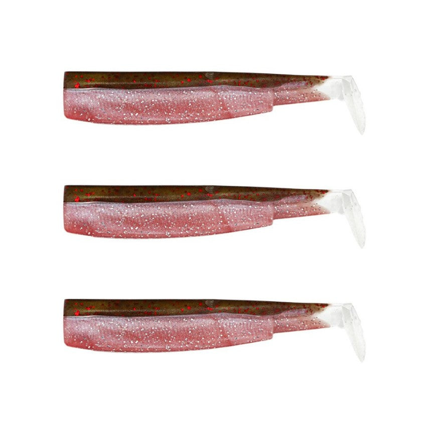 Packen Sie Gummifische Black Minnow Nº3 120 Rosa