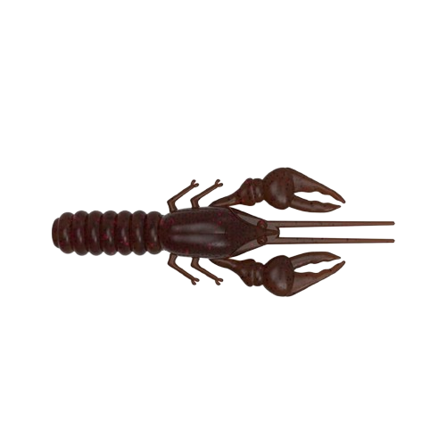 Gummifisch AGR Finesse Craw 73 mm Braun Violett