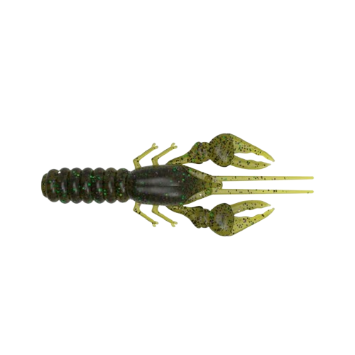 Gummifisch AGR Finesse Craw 73 mm Grüner Kürbis Violett