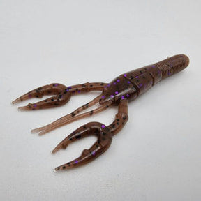 Vinilo Yamamoto Fat Baby Craw Floater 375 95 mm Cinnamon Purple