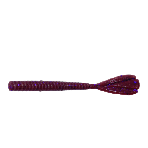 Gummifisch AGR Akira 115 mm Braun Violett