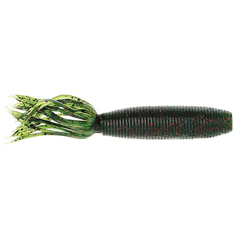 Vinyl Yamamoto Fett ika 4 '' 100 mm Watermelon Schwarze rote Flocken