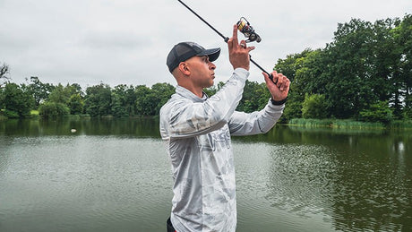 Camiseta técnica con capucha UV Fox Rage Light Camo - Tienda Bass