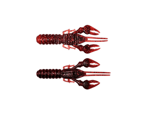 Cangrejo AGR Finesse Craw 73 mm Black Red - Tienda Bass
