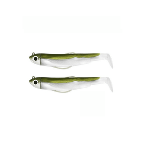Doble Combo Black Minnow Nº3 120 Shore 12 g Khaki Rattle - Tienda Bass