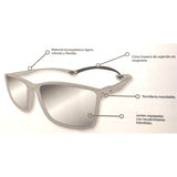 Gafas de sol polarizadas Hart espejo rojo/naranja - Tienda Bass