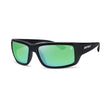 Gafas de sol polarizadas Rapala Amberjack Negro mate y Verde - Tienda Bass