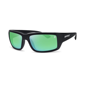 Gafas de sol polarizadas Rapala Amberjack Negro mate y Verde - Tienda Bass