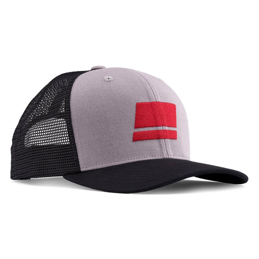 Gorra Abu Garcia Flag Trucker Gris Negro - Tienda Bass